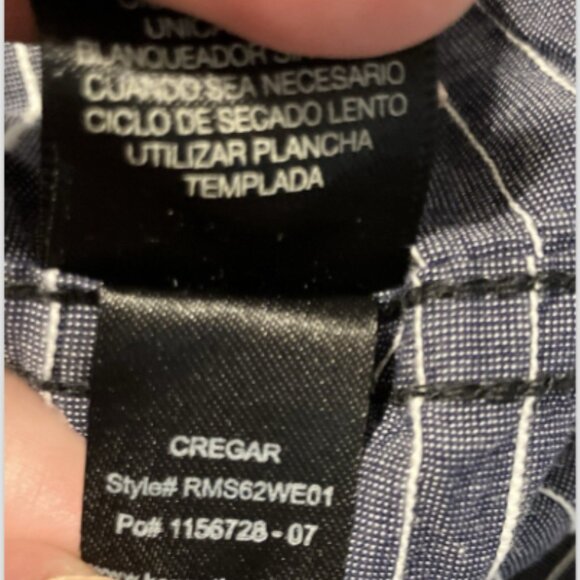 Reaction Kenneth Cole Cotton XL Short Sleeve Button Down Collared Shirt w/pocket - Picture 11 of 14